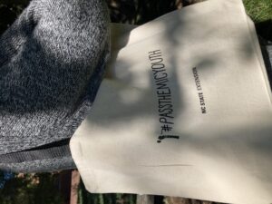 Tote bag up close